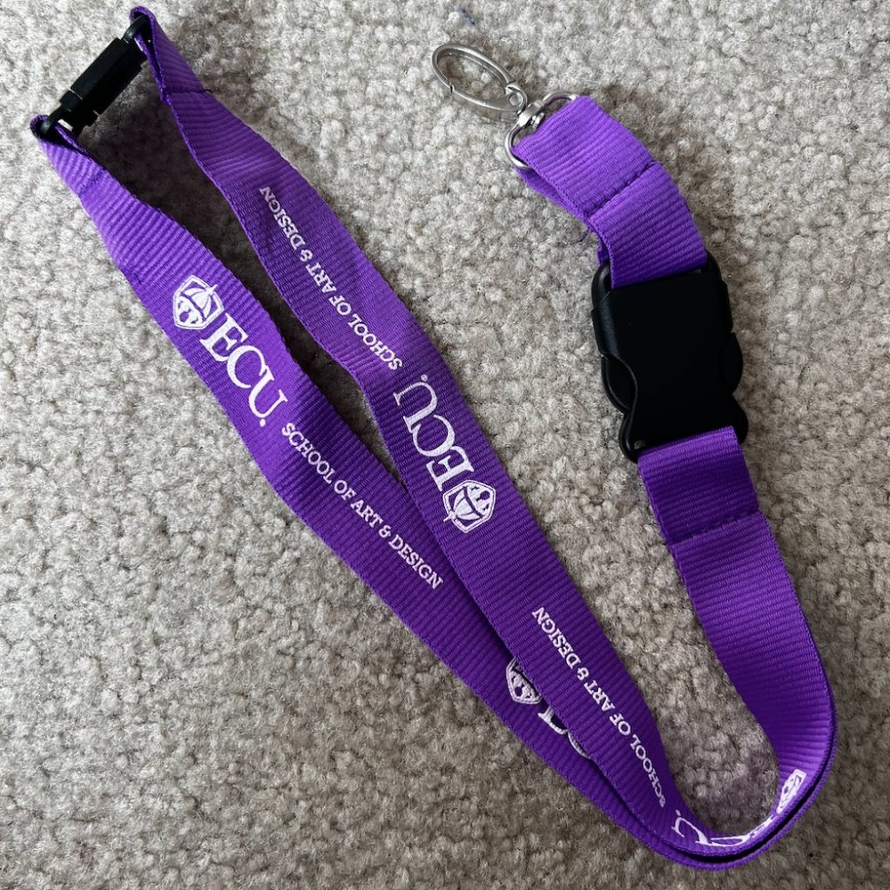 East Carolina University School of Art and Design Lanyard